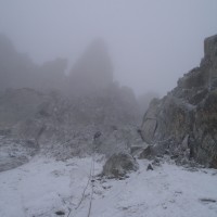 Fotoalbum Aiguille du midi S-Wand 3850m mixed nach Wettersturz (2005)