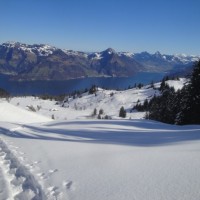 Fotoalbum im schnee