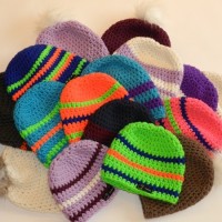 Foto 1 - Haekelmuetzen aus 100 Merino Wolle von mynina ch