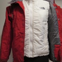 Foto 2 - rote The North Face Damen Doppeljacke Gr XS