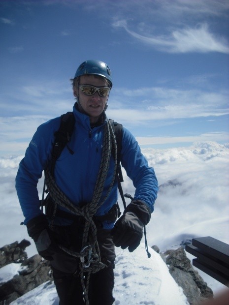 auf dem Gipfel Rimpfischhorn 4 199 m War an diesem Tag dort oben