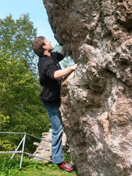 Bouldern geht schon klar Aber man sollte keinem Griff vertrauen 