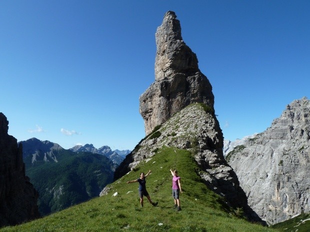 Campanile vum Val Montanaia da bini noed s letscht mal gsi 