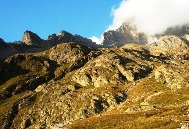 Erster Tag bei der Glecksteinhuette Ein wunderbare Bergwelt erstreckt sich hier 