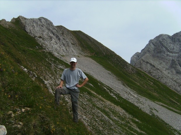 Foto vor dem Altmann am Saentis