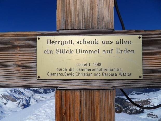 Gipfelkreuz Wildstrubel Ein Stueck Himmel auf Erden