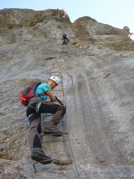 Kurz vor der Strickleiter KS Fuerenwand