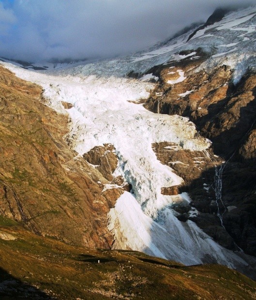 Leider ist dieser Gletscher in den letzten 15 Jahren extrem zurueckgegangen 