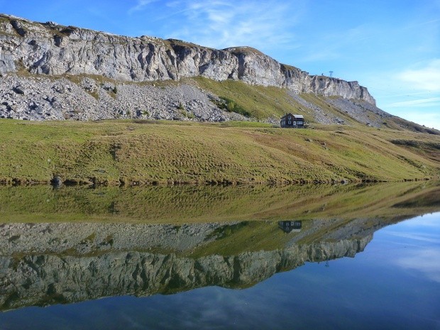 Melchsee Frutt Blick Richtung Bonistock Bonifelsband