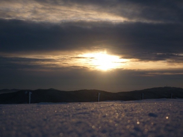 Sonnenuntergang auf dem Belchen