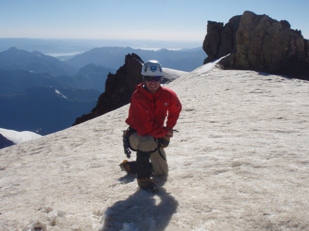 Summit of Pico Argentino of Cerro Tronador Bariloche Argentina 