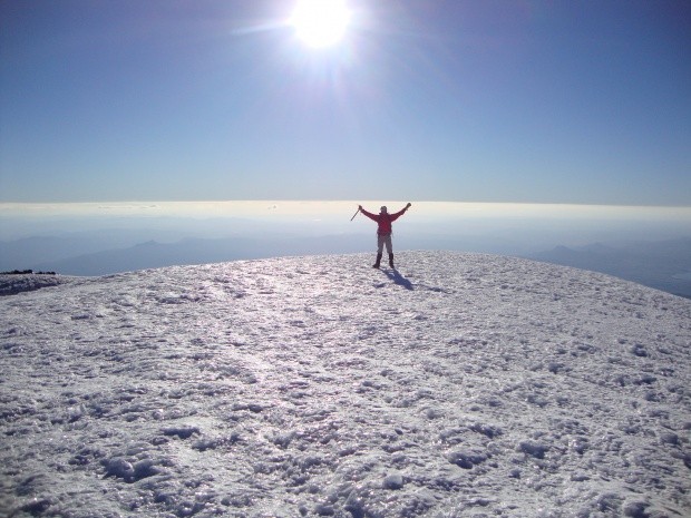 Summit of Volcan Lanin 3 776m 