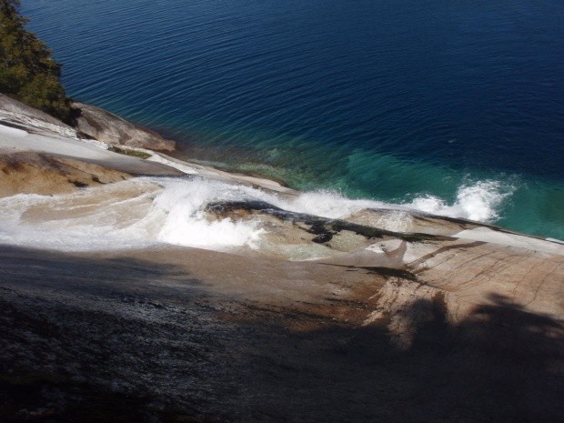 Waterfall at Nahuel Huapi Bariloche Argentina 