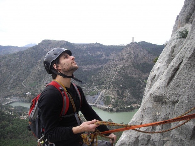 Wunderschoene Mehrseillaenge am Zentralmassiv des El Chorro 