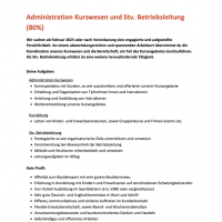 Foto 1 - Administration Kurswesen und Stv Betriebsleitung