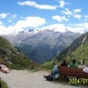 auf dem Weg zur Rothhornhütte (Rast beim Hotel Trift)!!