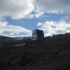 Aklimationstour vor unserem ersten 4.000er. Hier auf dem Bild die Monte Rosa-Hütte